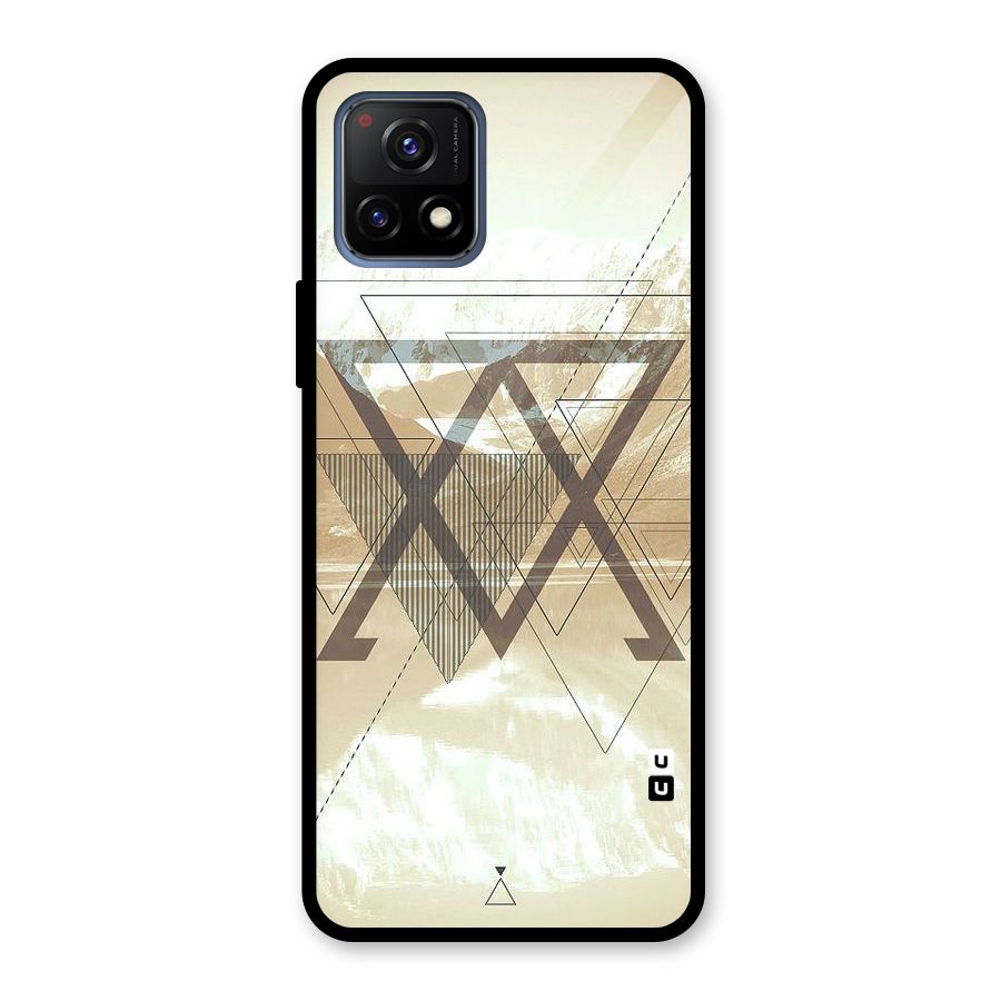 Beige View Glass Back Case for Vivo Y72 5G