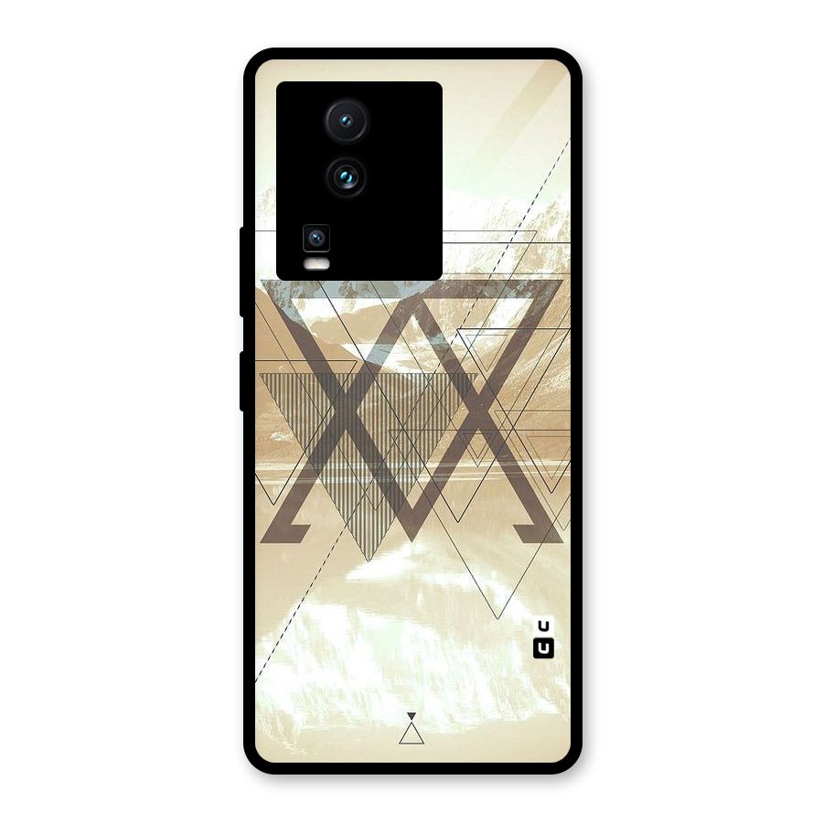 Beige View Glass Back Case for Vivo iQOO Neo 7