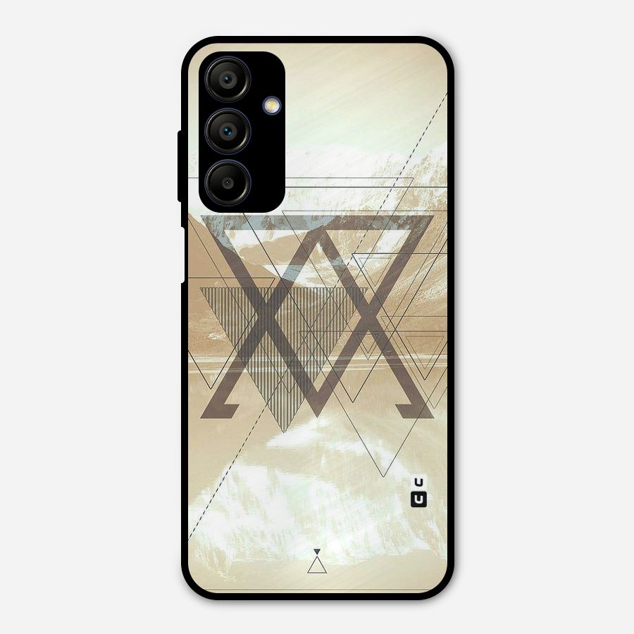 Beige View Metal Back Case for Galaxy A15 5G