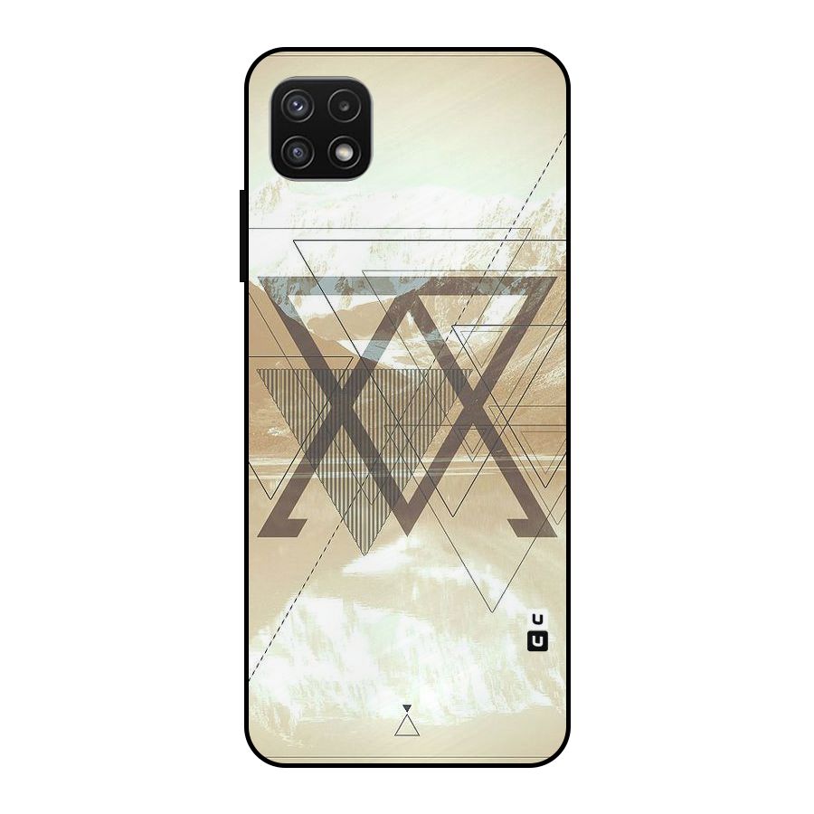 Beige View Metal Back Case for Galaxy A22 5G