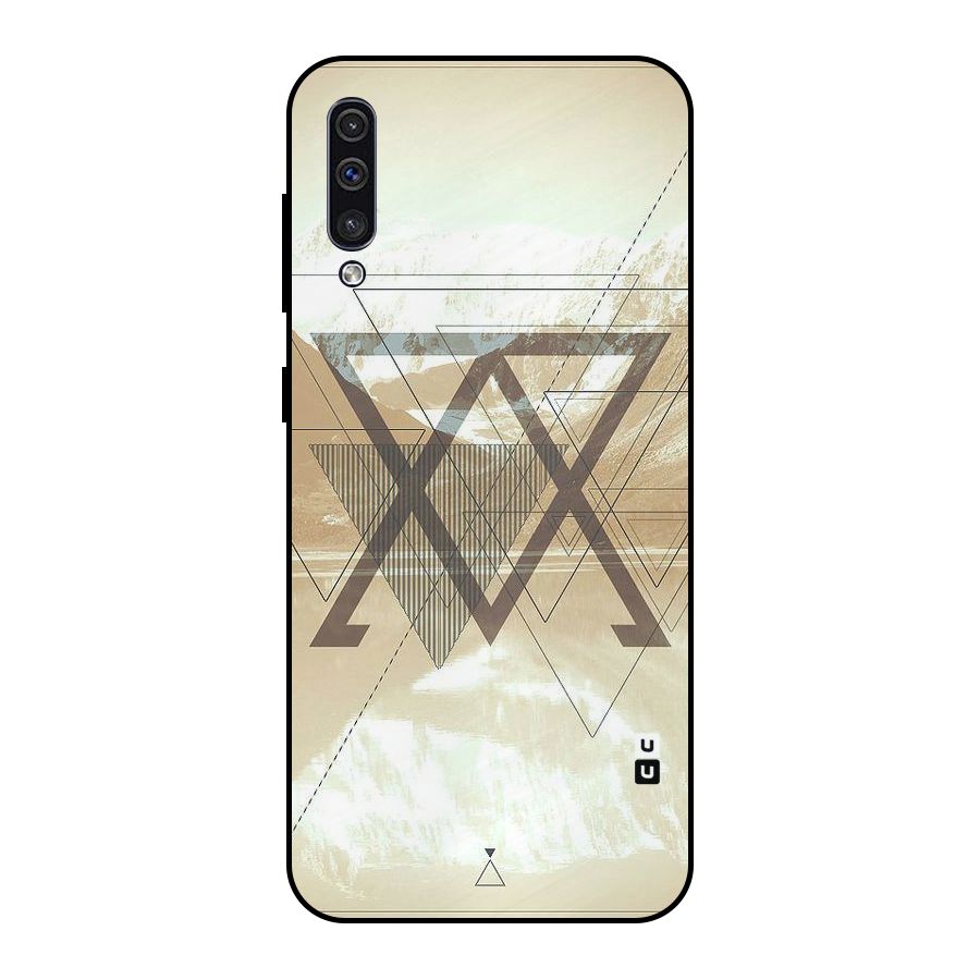 Beige View Metal Back Case for Galaxy A50s