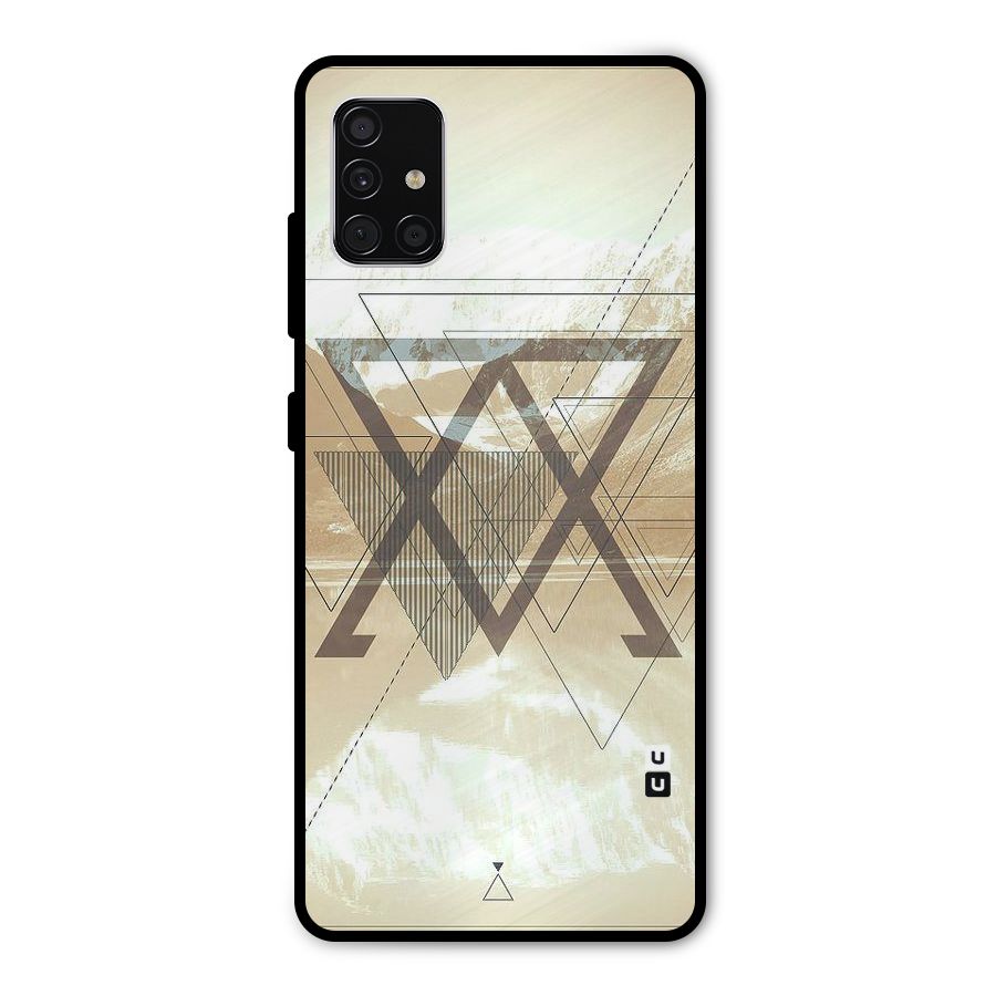 Beige View Metal Back Case for Galaxy A51