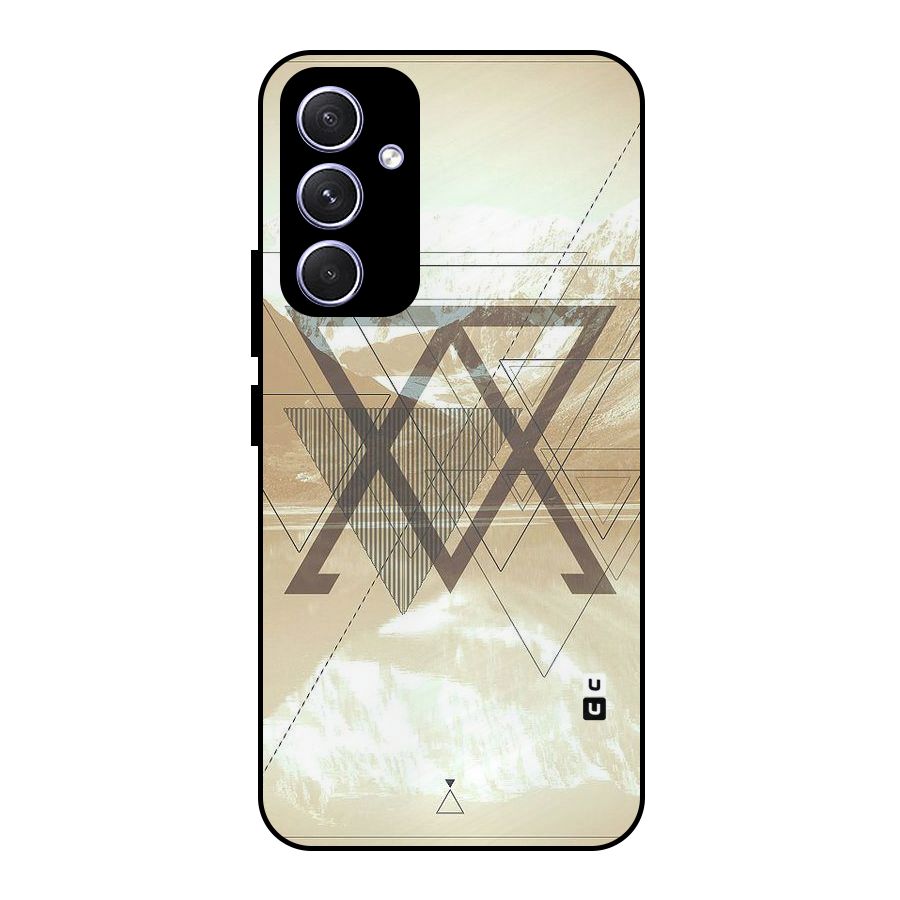 Beige View Metal Back Case for Galaxy A54