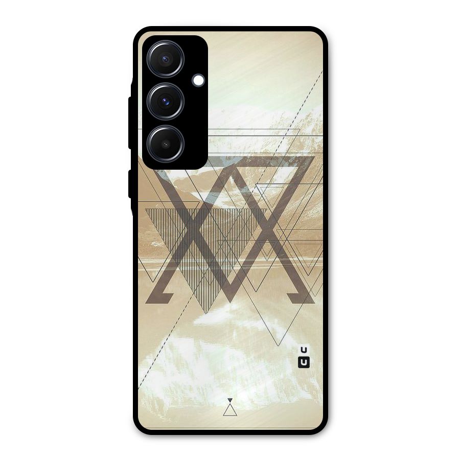 Beige View Metal Back Case for Galaxy A55