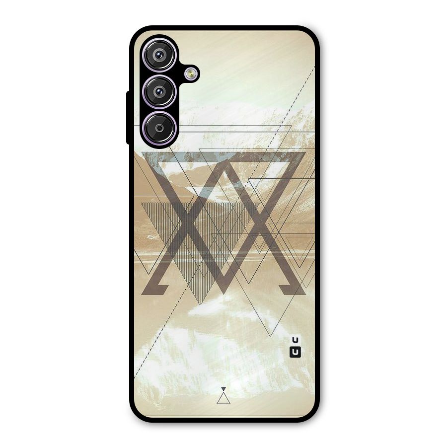 Beige View Metal Back Case for Galaxy F15