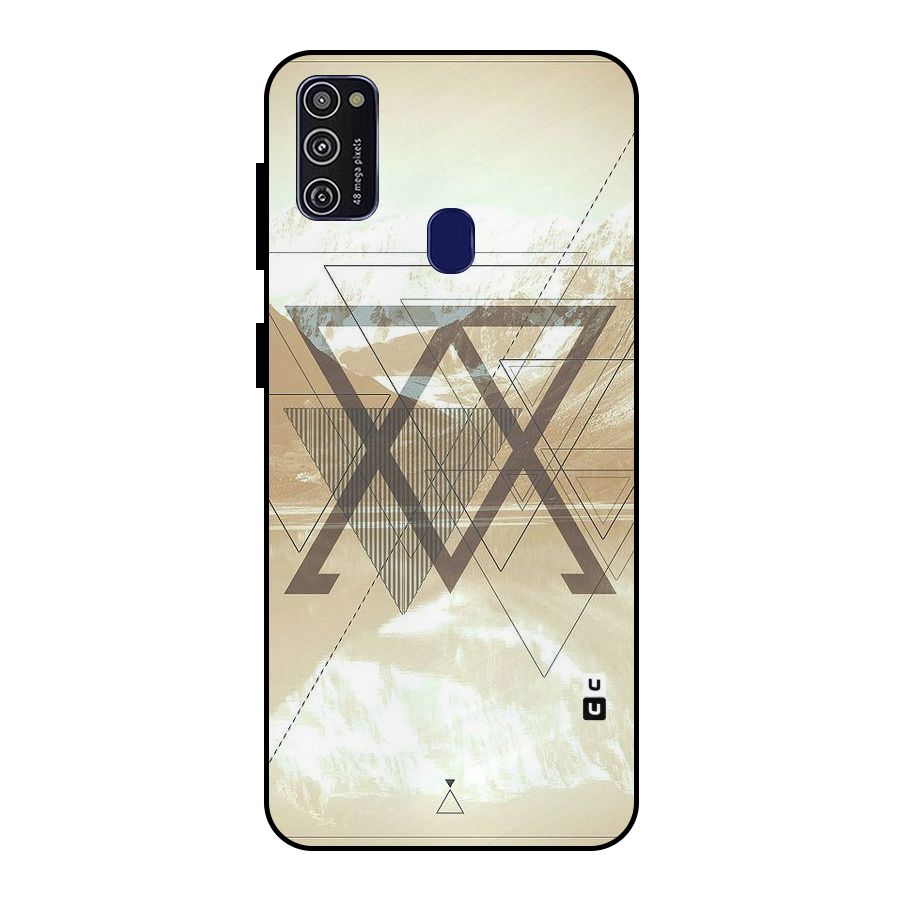 Beige View Metal Back Case for Galaxy M21
