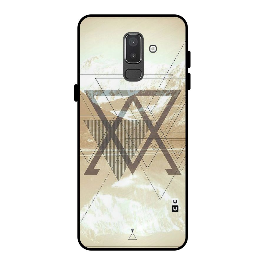 Beige View Metal Back Case for Galaxy On8 (2018)