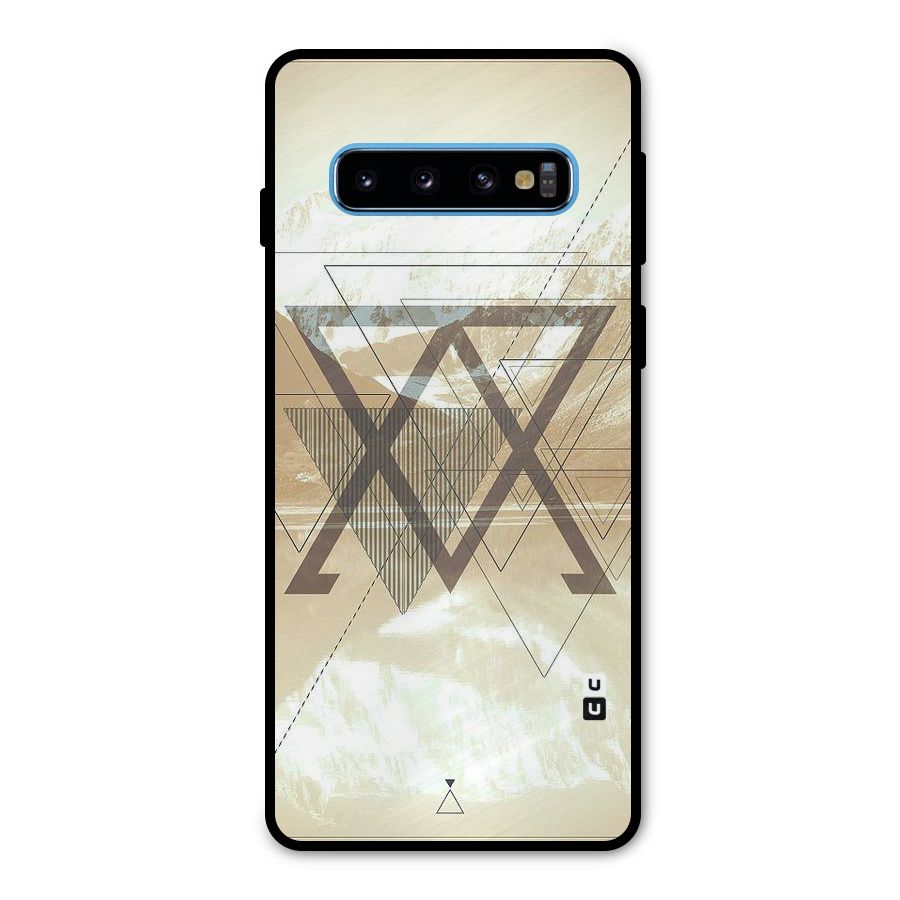 Beige View Metal Back Case for Galaxy S10