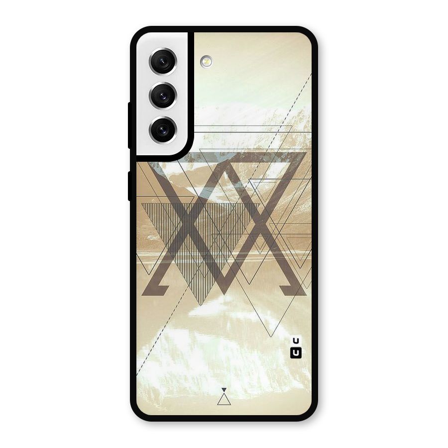 Beige View Metal Back Case for Galaxy S21 FE 5G