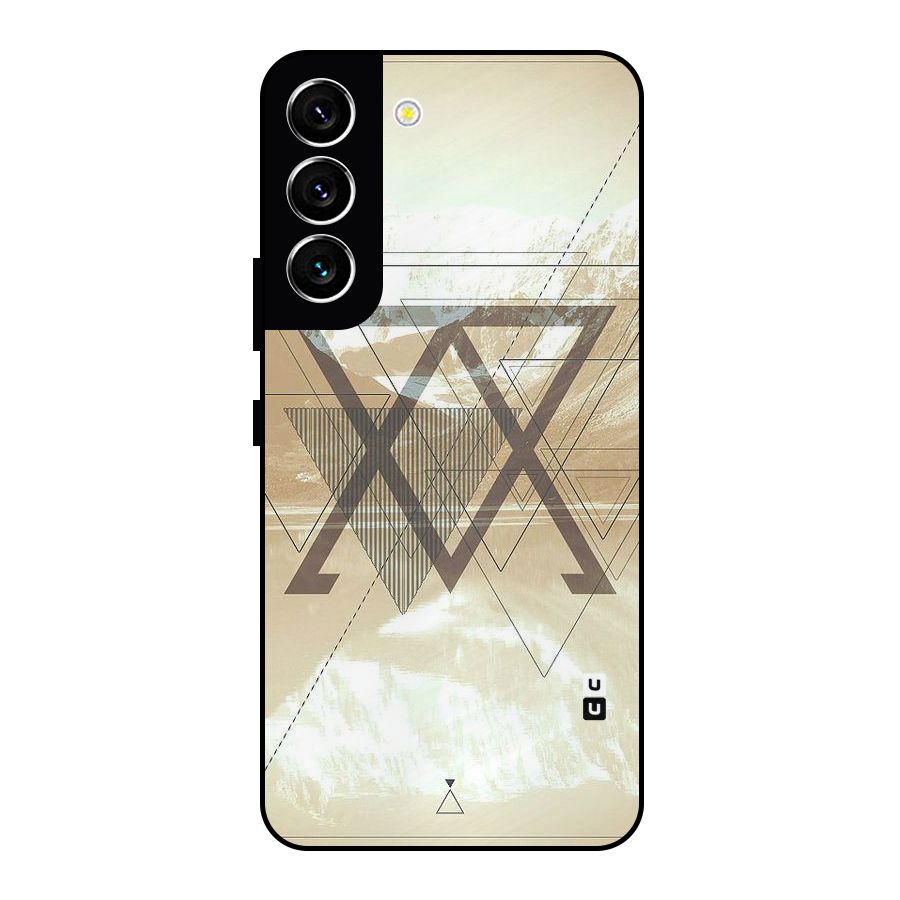 Beige View Metal Back Case for Galaxy S22 5G