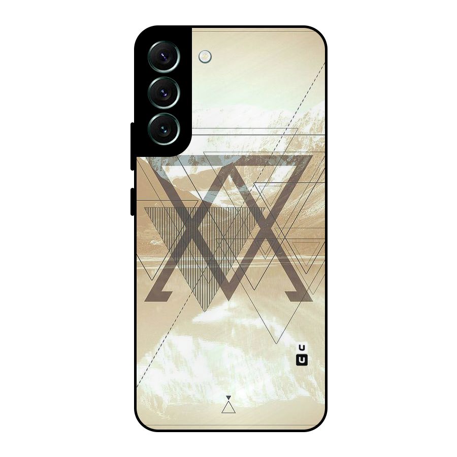 Beige View Metal Back Case for Galaxy S22 Plus 5G