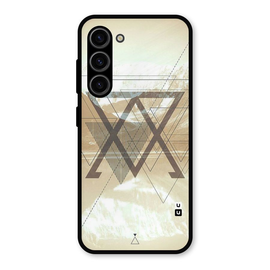 Beige View Metal Back Case for Galaxy S23