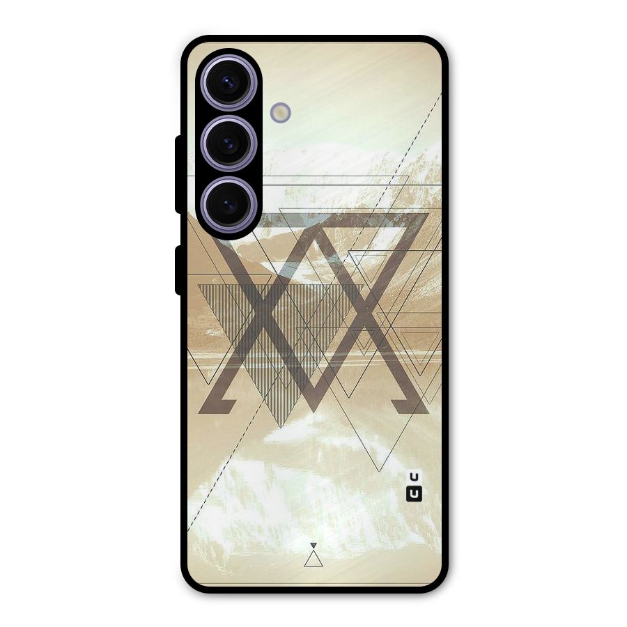 Beige View Metal Back Case for Galaxy S24