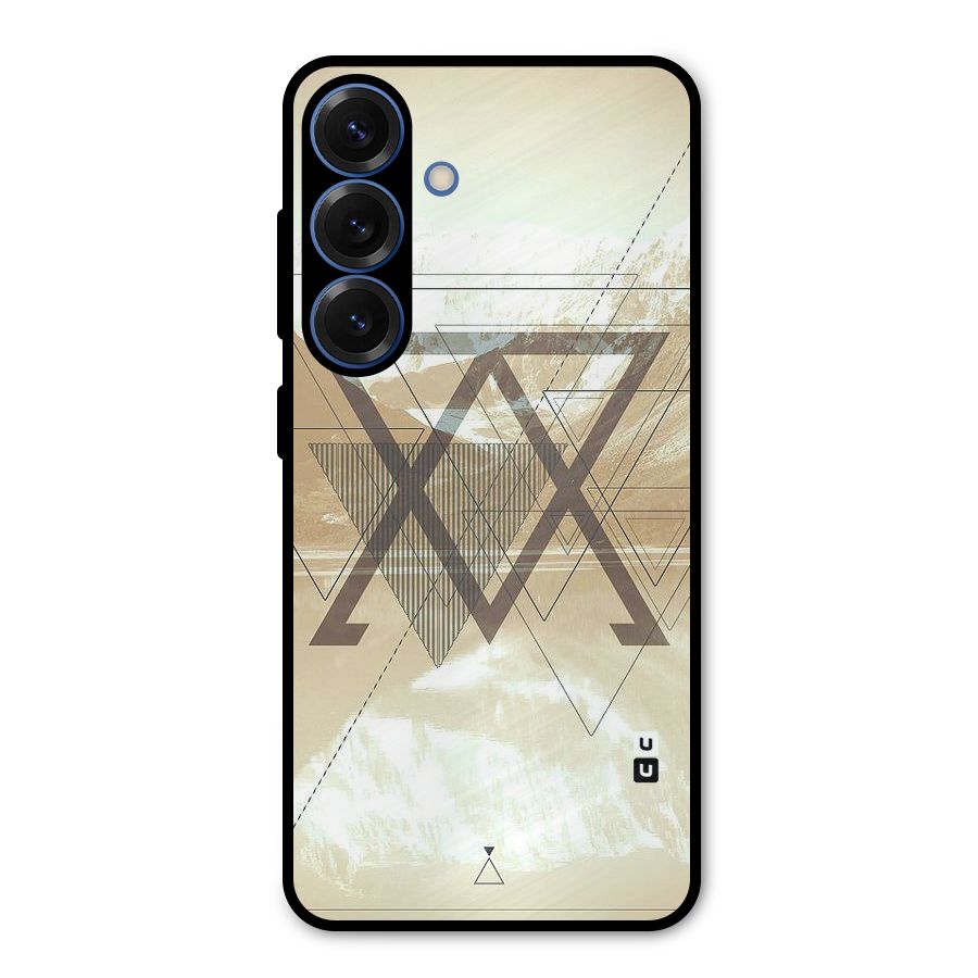 Beige View Metal Back Case for Galaxy S25