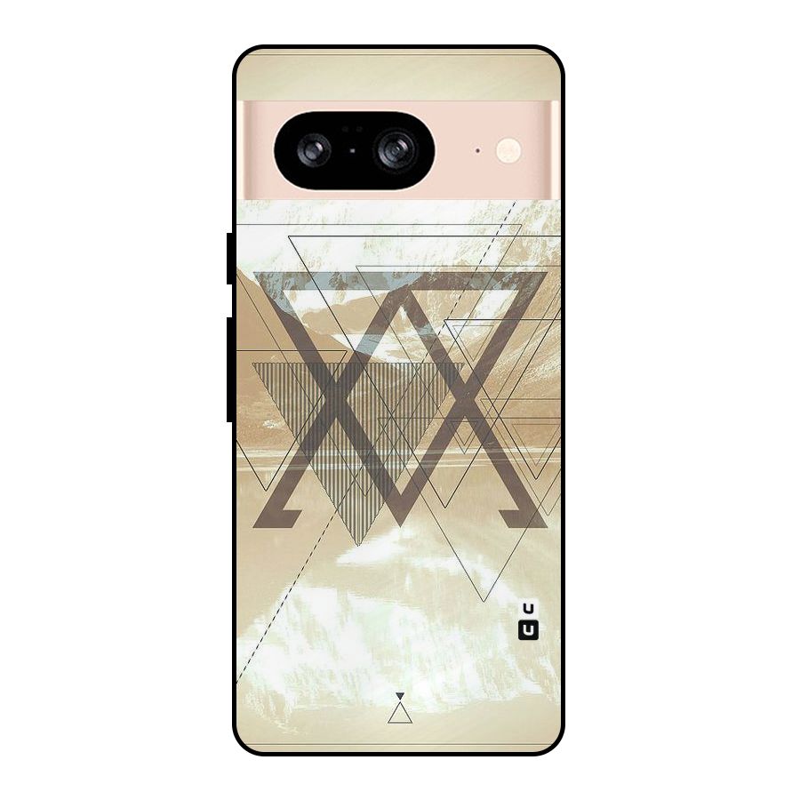 Beige View Metal Back Case for Google Pixel 8