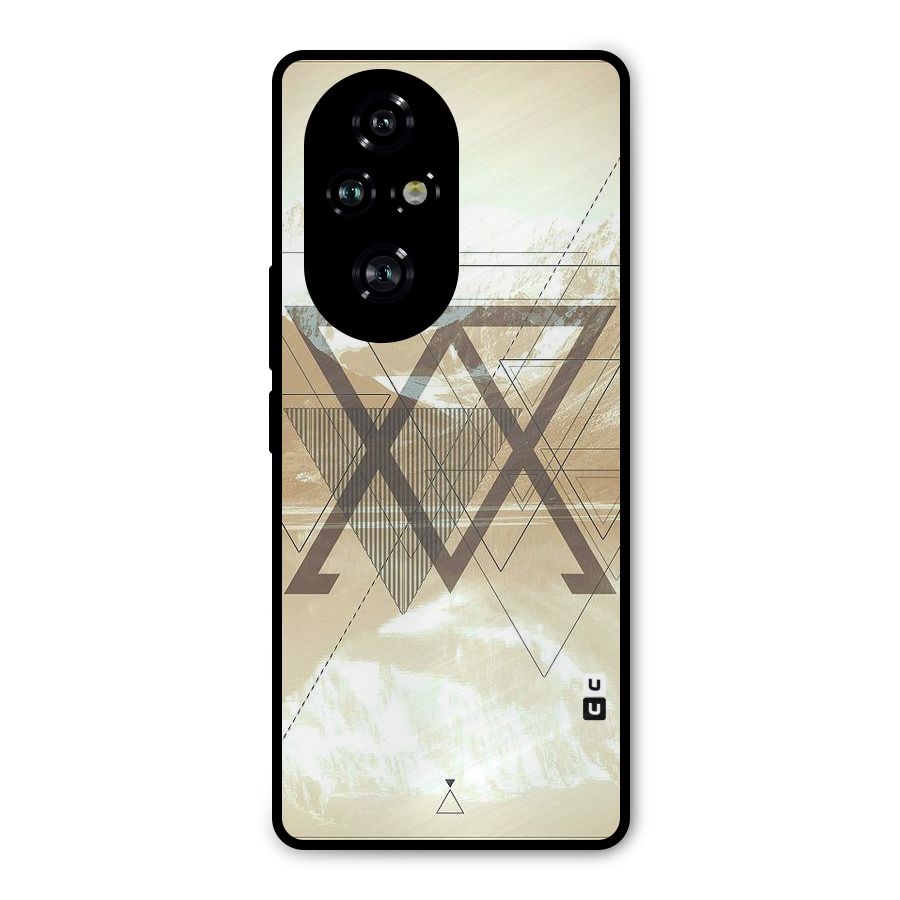 Beige View Metal Back Case for Honor 200 Pro