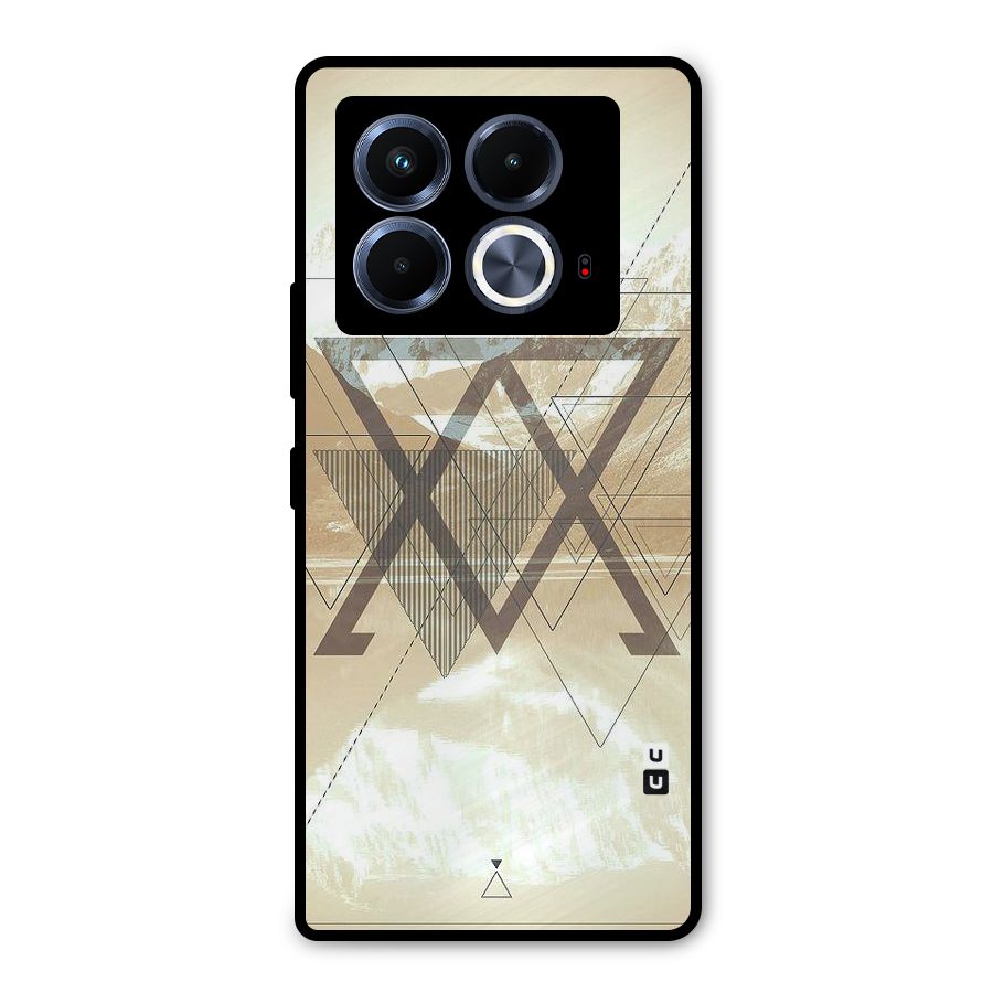Beige View Metal Back Case for Infinix Note 40 5G