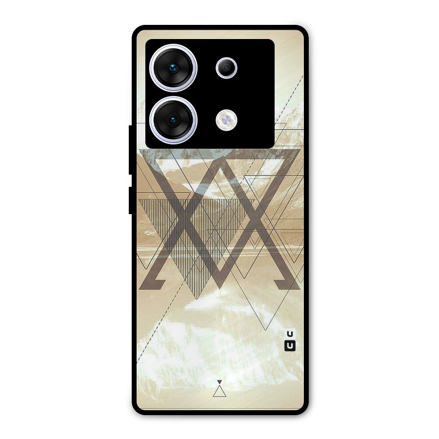 Beige View Metal Back Case for Infinix Zero 30 5G