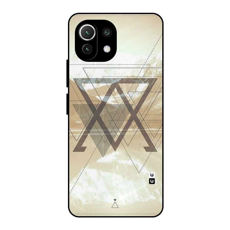 Beige View Metal Back Case for Mi 11 Lite