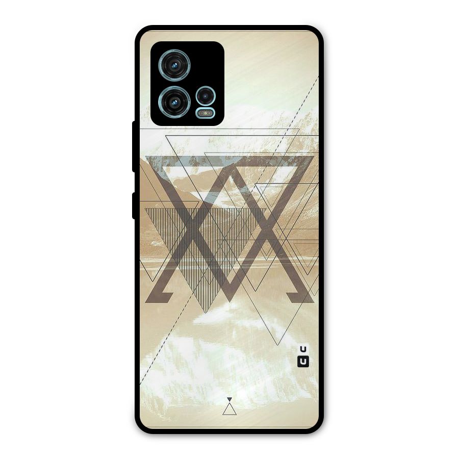 Beige View Metal Back Case for Moto G72