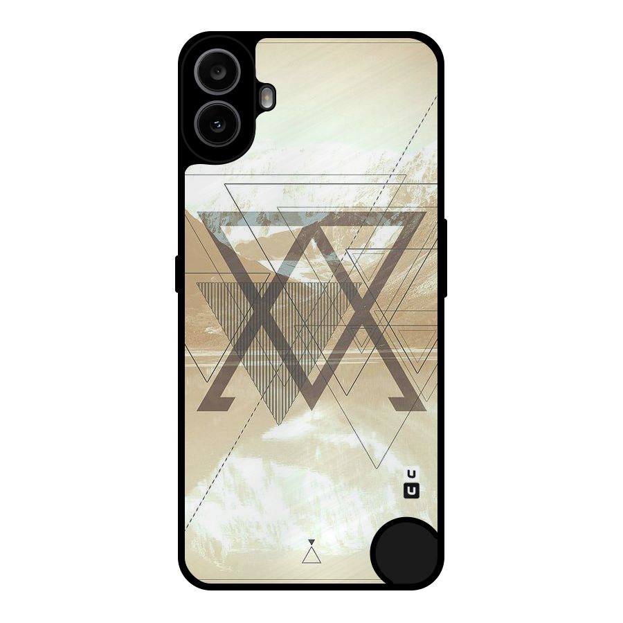 Beige View Metal Back Case for Nothing CMF Phone 1