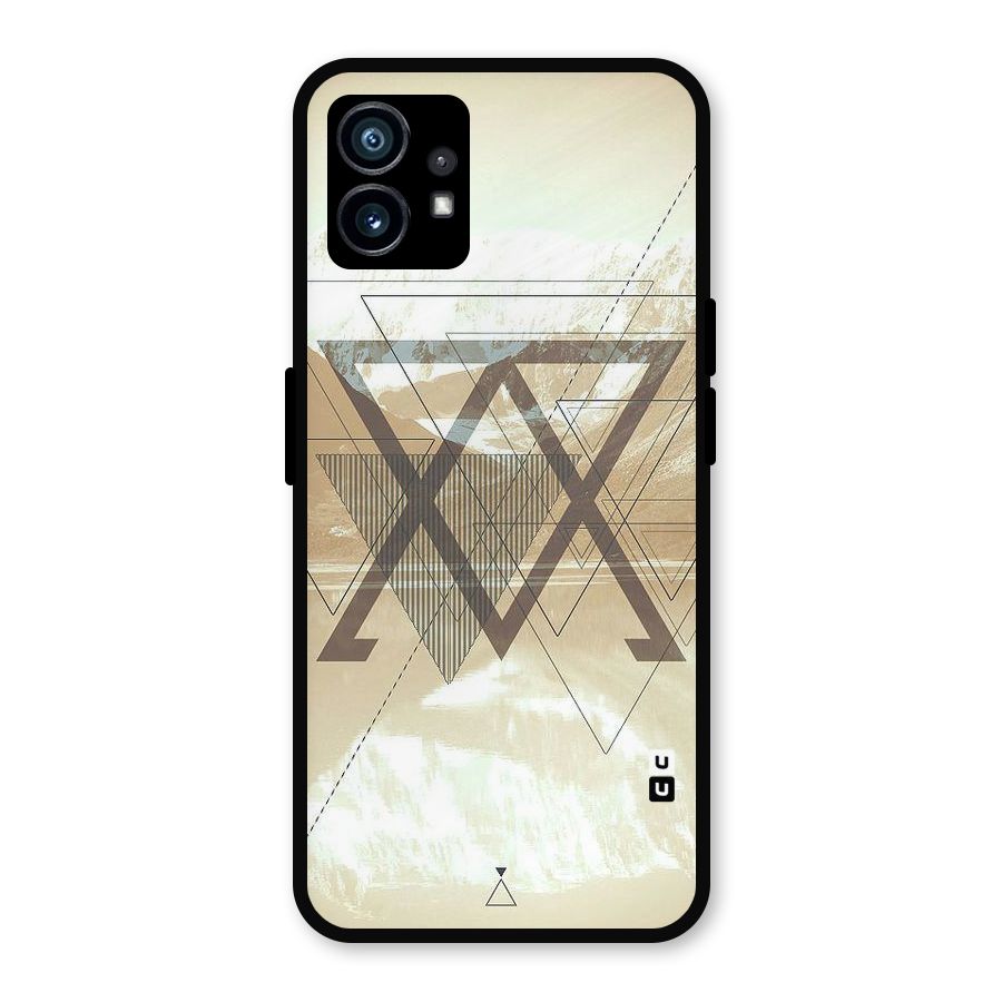Beige View Metal Back Case for Nothing Phone 1