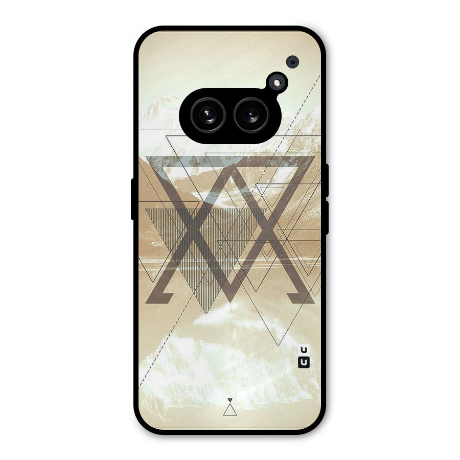 Beige View Metal Back Case for Nothing Phone 2a Plus