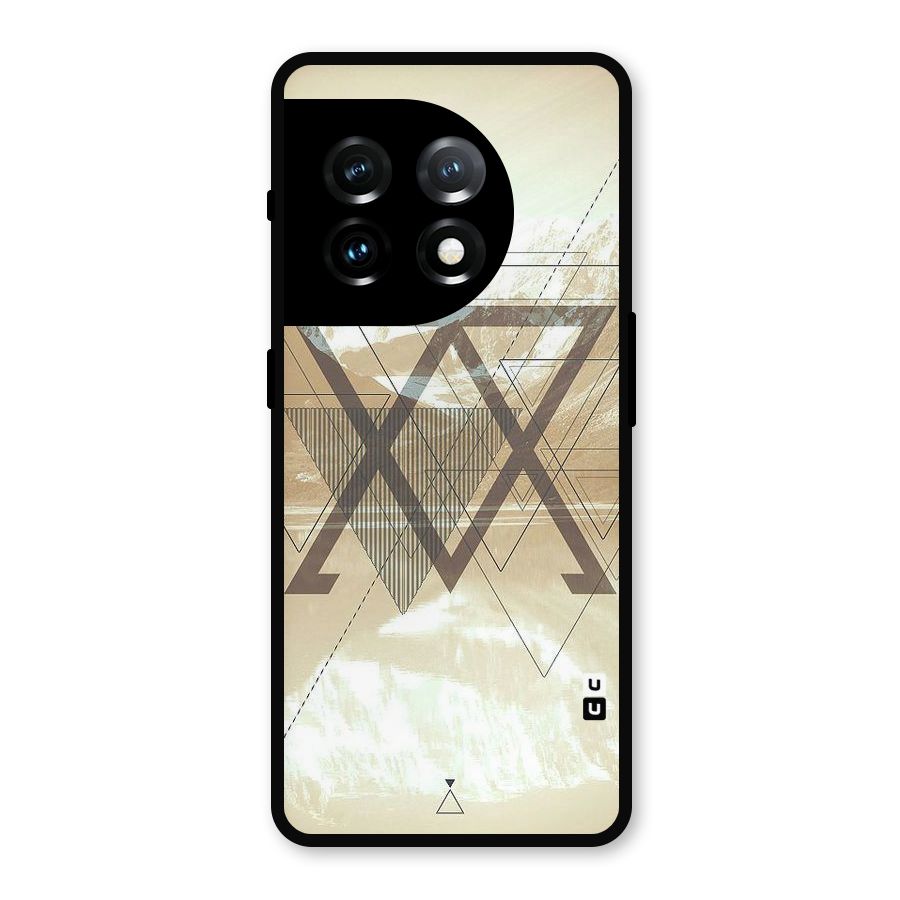 Beige View Metal Back Case for OnePlus 11