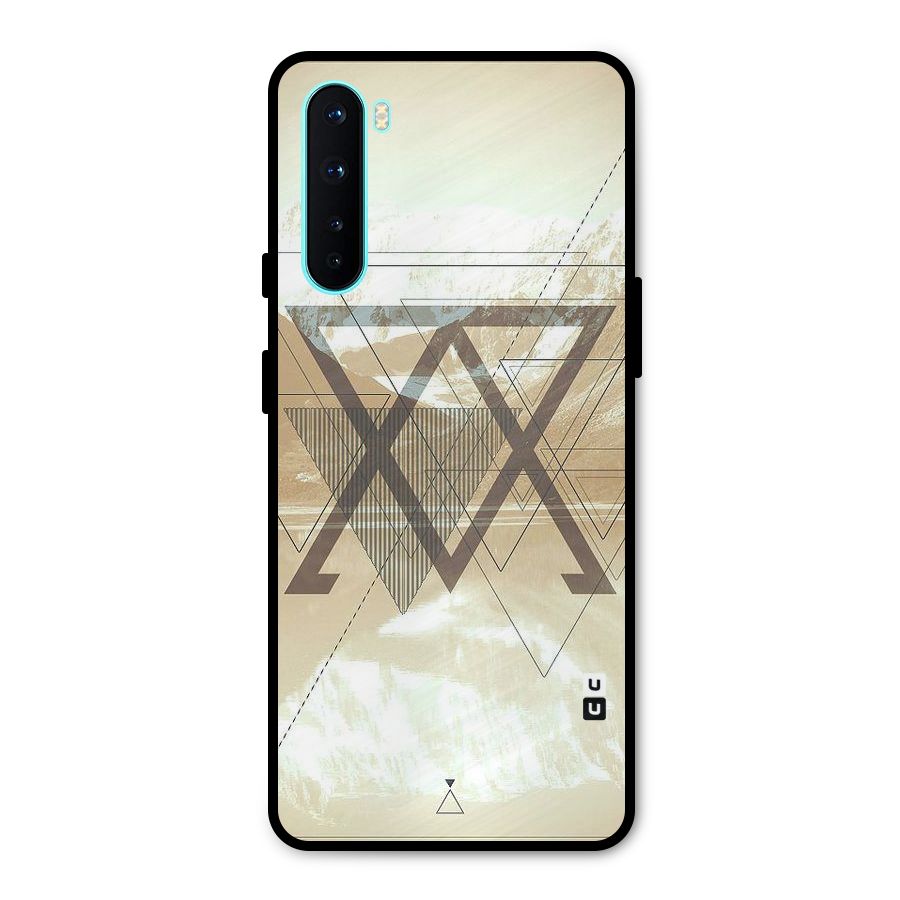 Beige View Metal Back Case for OnePlus Nord