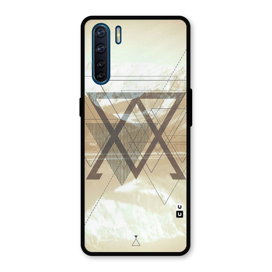 Beige View Metal Back Case for Oppo F15