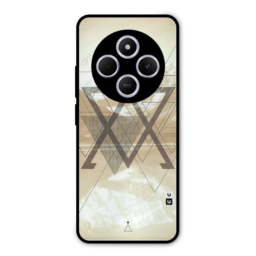 Beige View Metal Back Case for Poco C75 5G