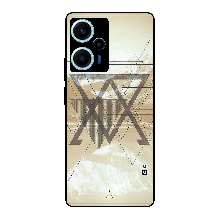 Beige View Metal Back Case for Poco F5