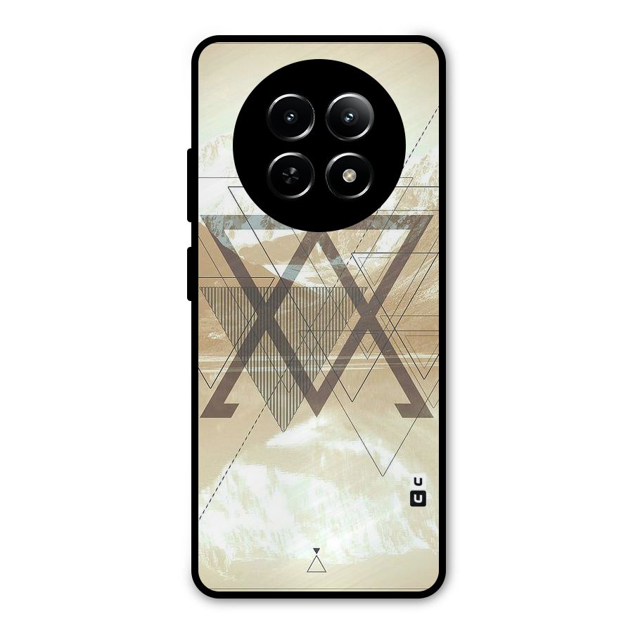 Beige View Metal Back Case for Realme 12 5G