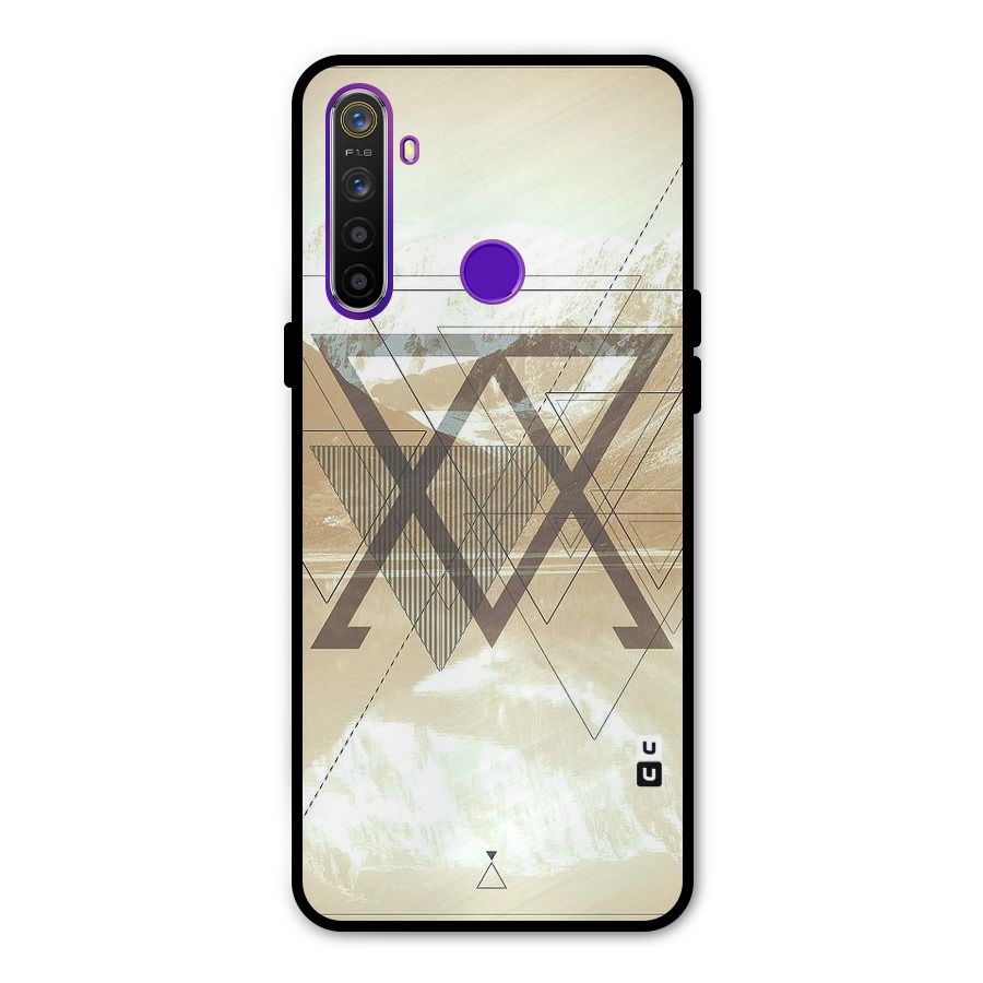 Beige View Metal Back Case for Realme 5i
