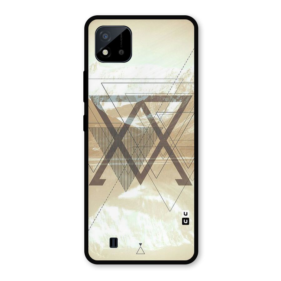 Beige View Metal Back Case for Realme C11 2021