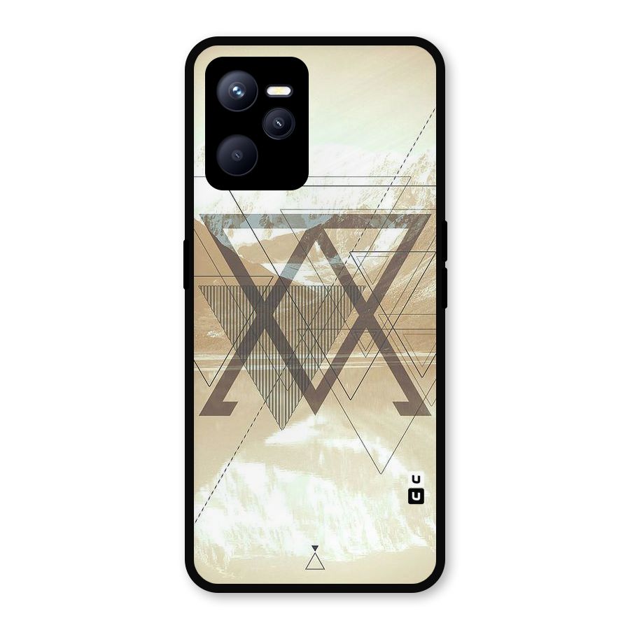 Beige View Metal Back Case for Realme C35