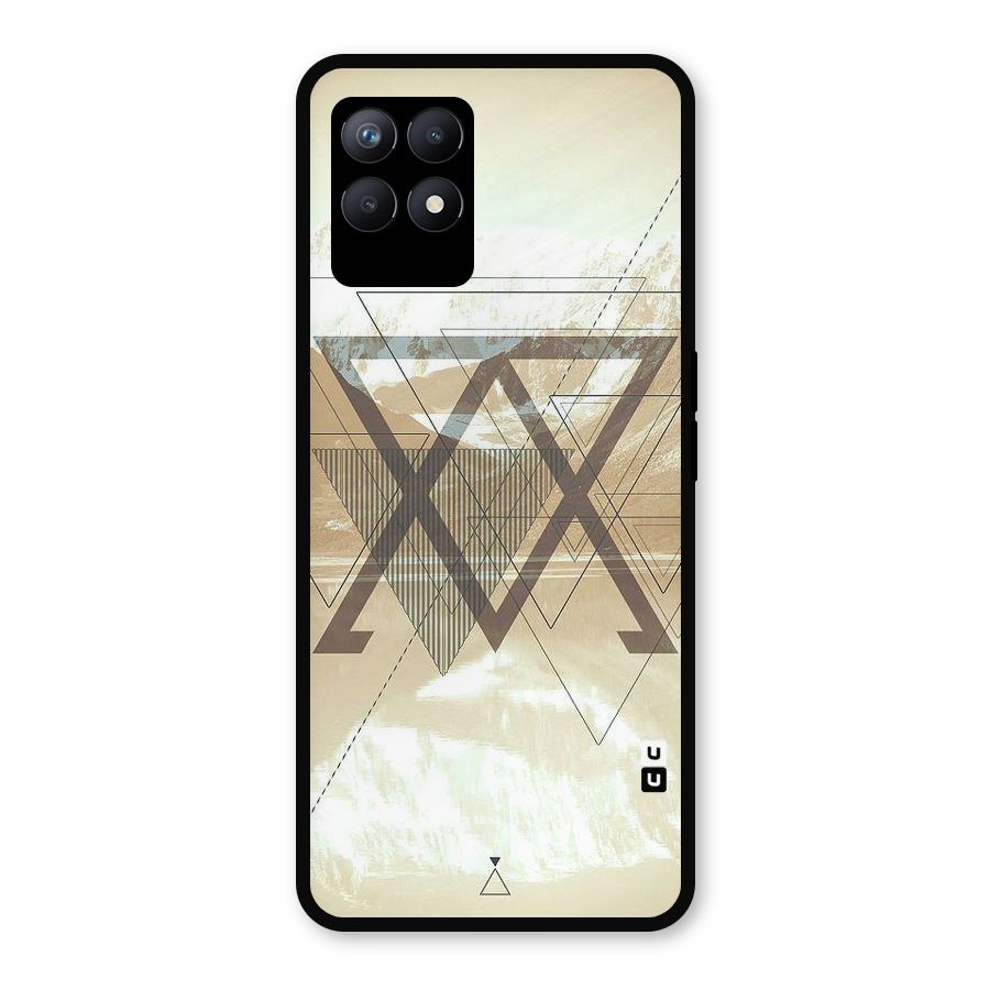 Beige View Metal Back Case for Realme Narzo 50