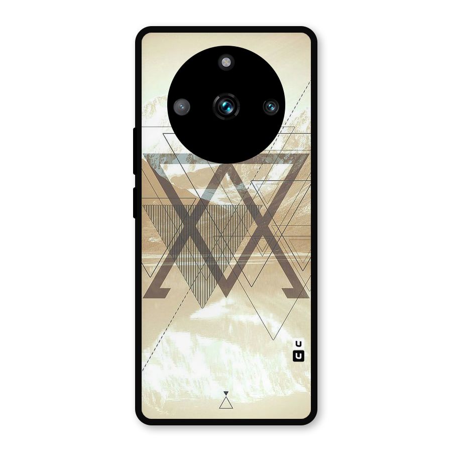 Beige View Metal Back Case for Realme Narzo 60 Pro