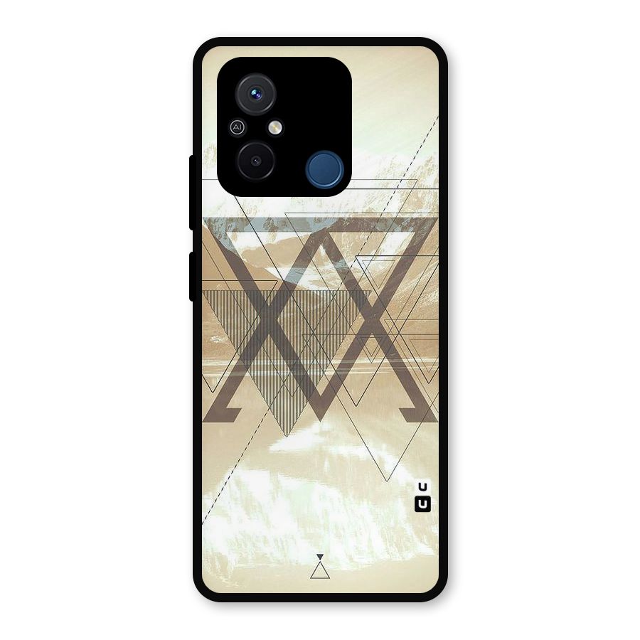 Beige View Metal Back Case for Redmi 12C