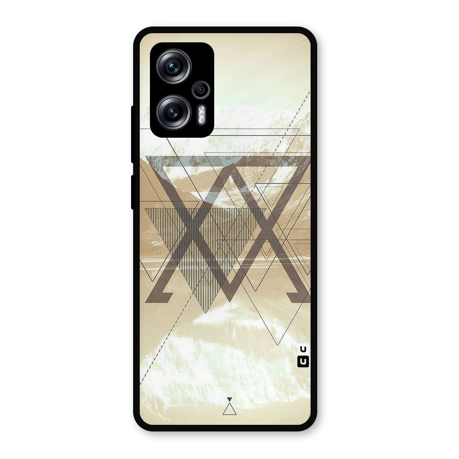 Beige View Metal Back Case for Redmi K50i