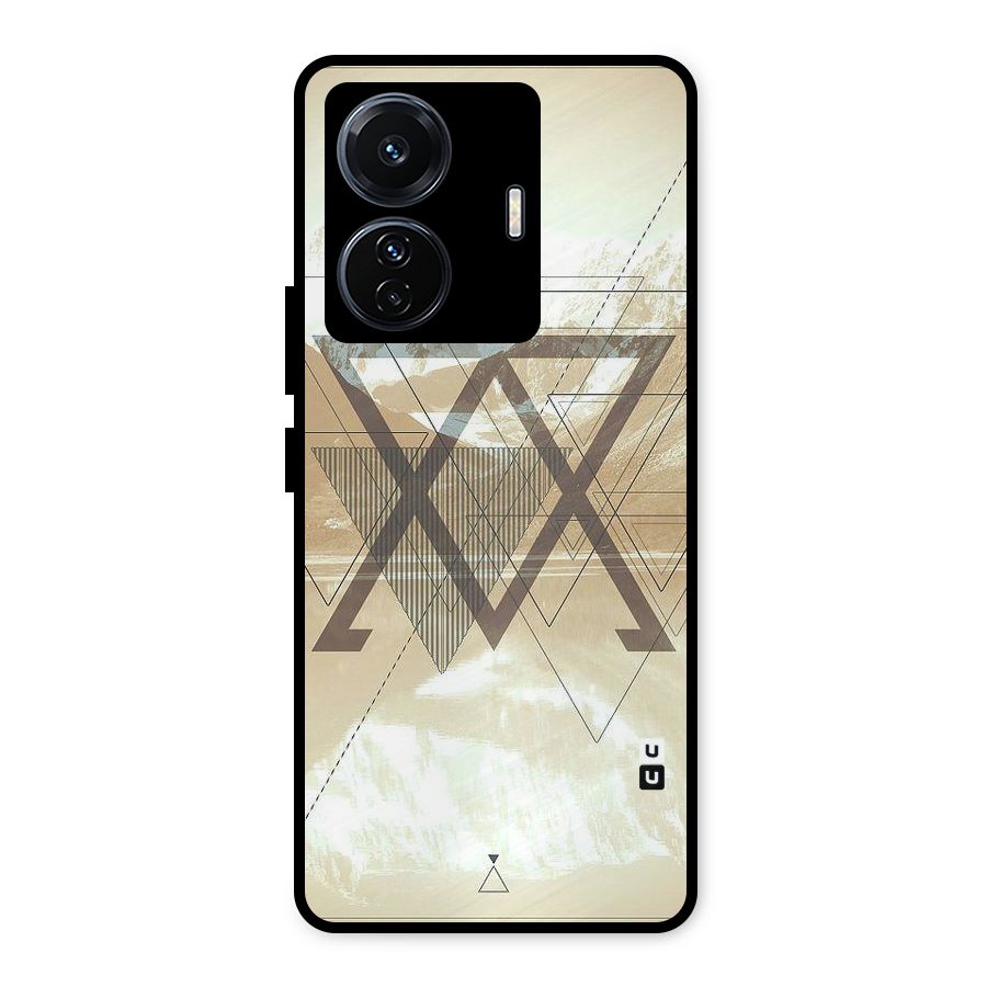 Beige View Metal Back Case for Vivo T1 Pro