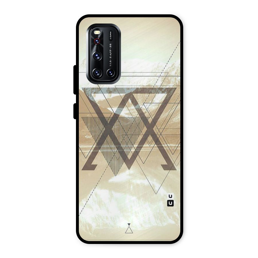 Beige View Metal Back Case for Vivo V19