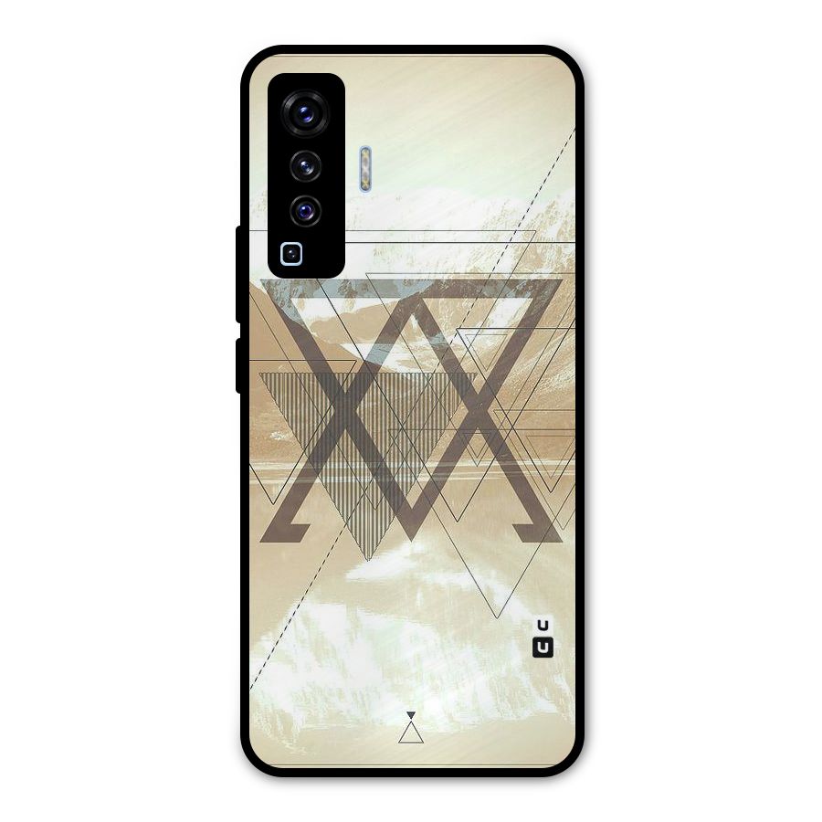 Beige View Metal Back Case for Vivo X50