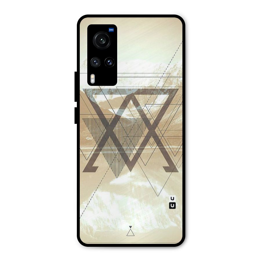 Beige View Metal Back Case for Vivo X60