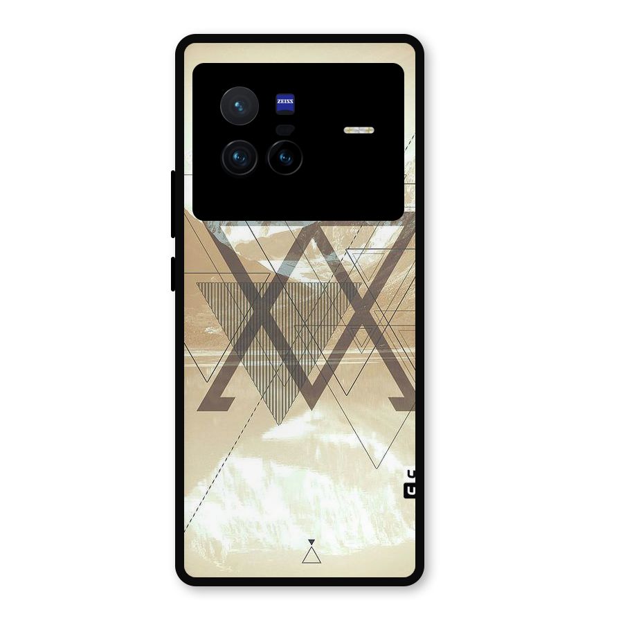 Beige View Metal Back Case for Vivo X80
