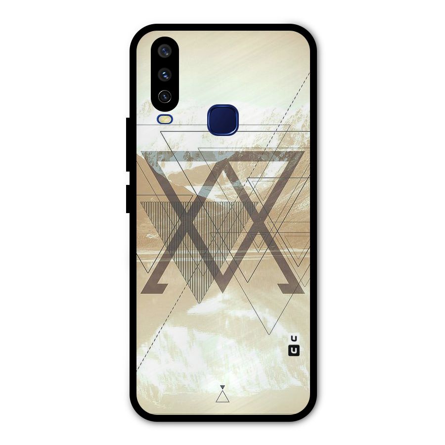 Beige View Metal Back Case for Vivo Y12