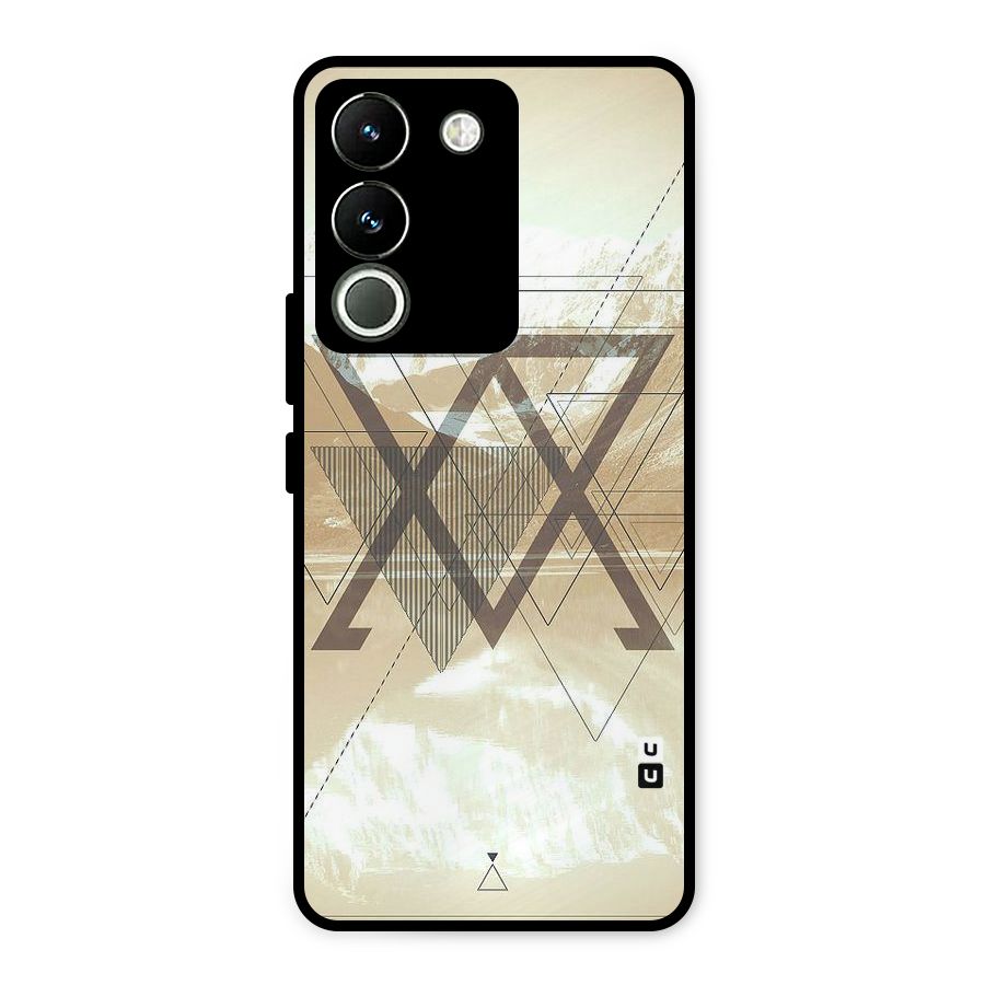 Beige View Metal Back Case for Vivo Y200
