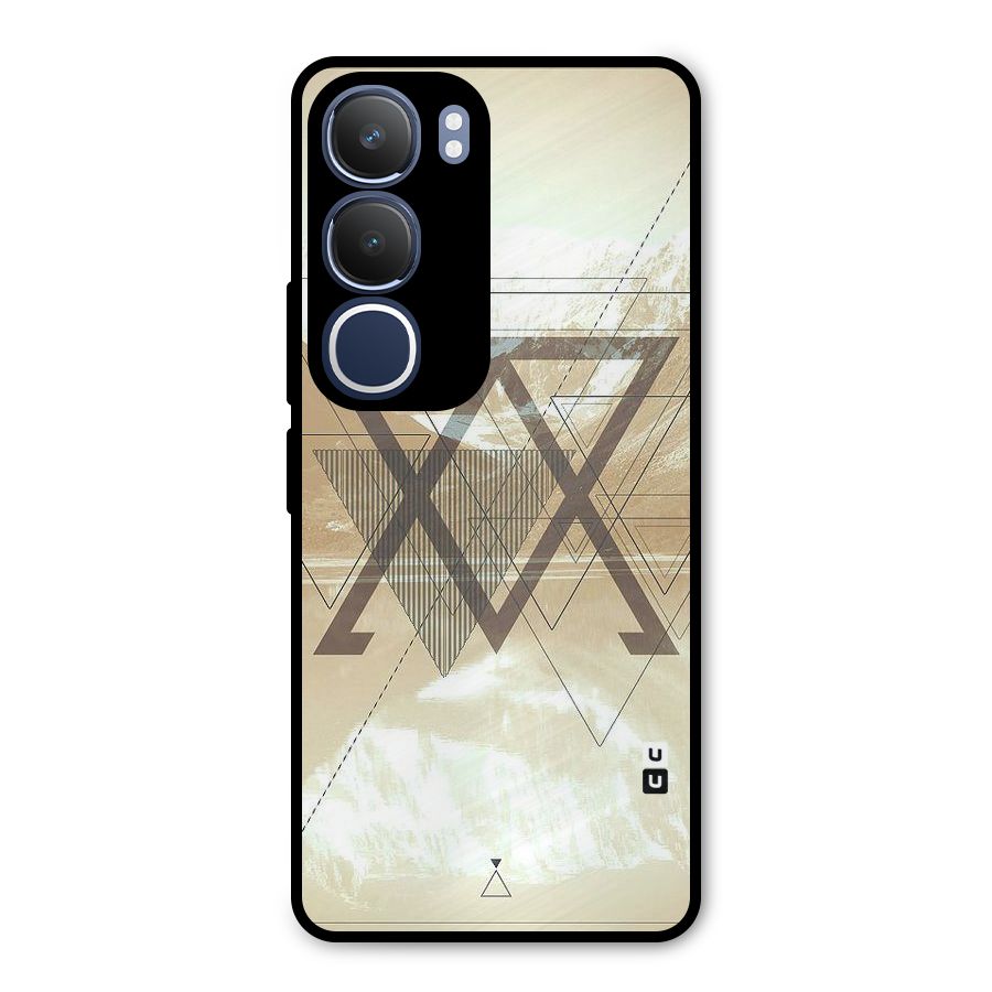 Beige View Metal Back Case for Vivo Y29