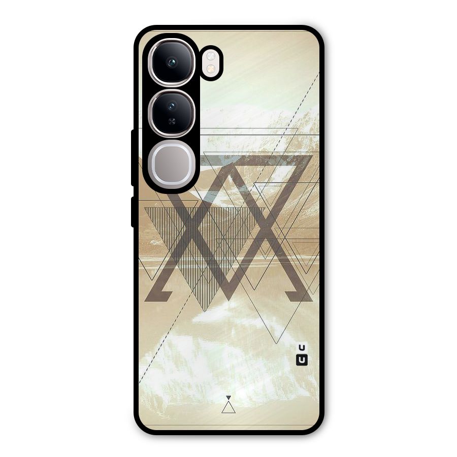 Beige View Metal Back Case for Vivo Y300