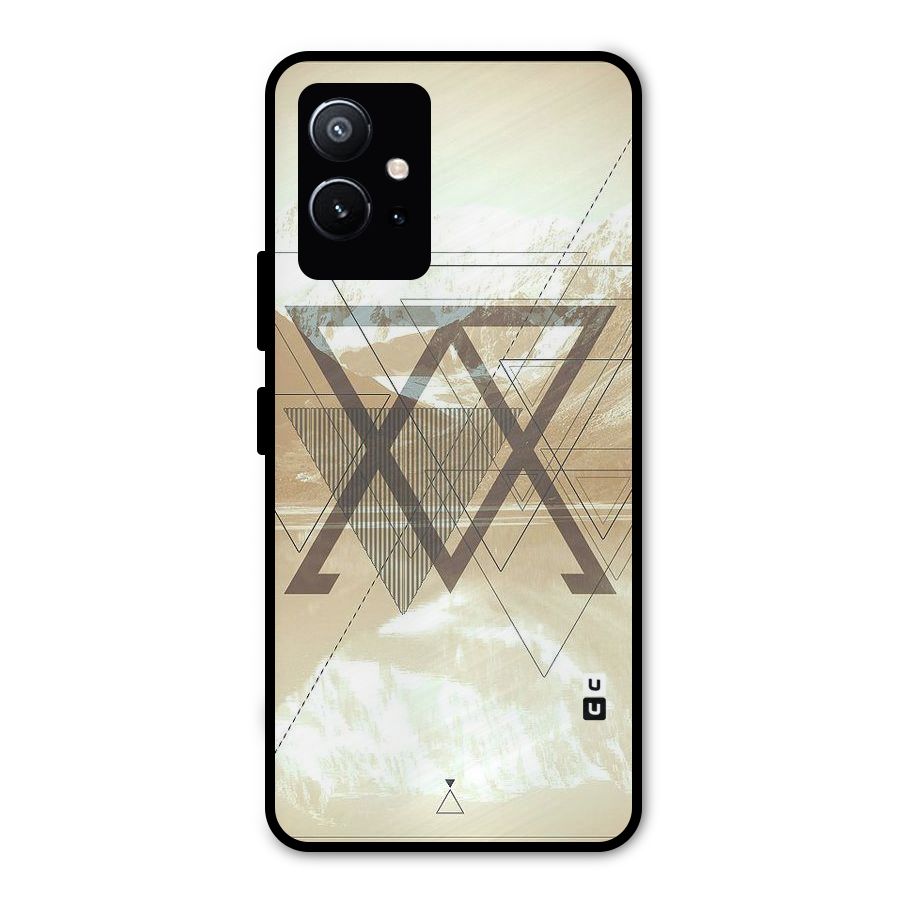 Beige View Metal Back Case for Vivo Y75 5G